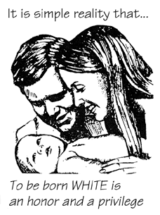 Ilustracion racista de sitio de Imperial Klans of America