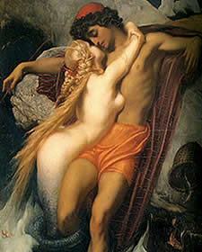 Odisea, ''El Pescador y la Sirena'', de Lord Frederick Leigthon