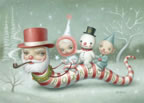 Santa Worm de Mark Ryden